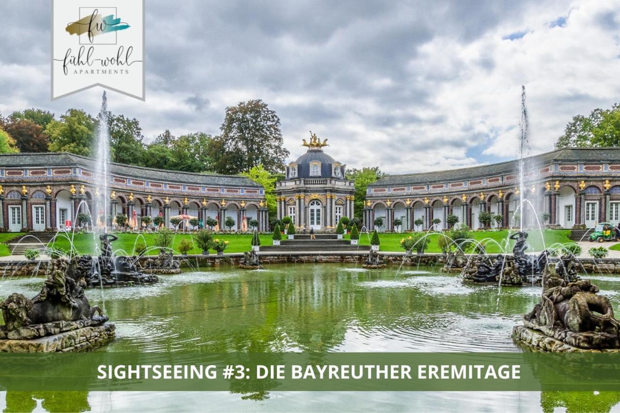 Ferienhaus Fantaisie - Wohnen Nahe Schlosspark -Stadtgrenze Bayreuth Fuer 1-5 Pers, Hunde Willkommen, Voll Eingezaeunt Eckersdorf Ngoại thất bức ảnh